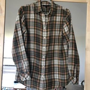Banana Republic soft wash  plaid shirt